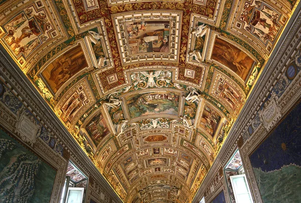 Vatikán Vatikán Června 2015 Interiéry Architektonické Detaily Vatikánská Muzea Června — Stock fotografie
