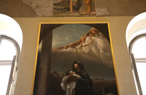 Interiør og detaljer om Vatikanets museum, Vatikanstaten – stockfoto