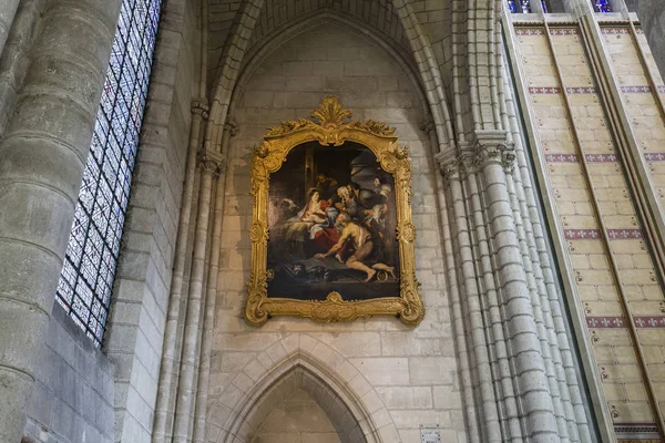 Cattedrale Saint Gervais Saint Protais a Soissons, Francia — Foto Stock