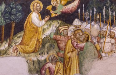 iç Palazzo Corboli, Asciano, İtalya