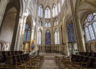 Saint-sulpice-de-Favieres Kilisesi, Essonne, Fransa