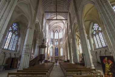 Saint-sulpice-de-Favieres Kilisesi, Essonne, Fransa