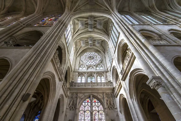 Στον Καθεδρικό Ναό Notre Dame του Senlis, Oise, Γαλλία — Φωτογραφία Αρχείου