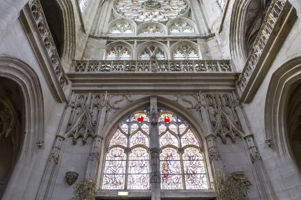 Cathedral Notre Dame of Senlis, Oise, Frankrike – stockfoto
