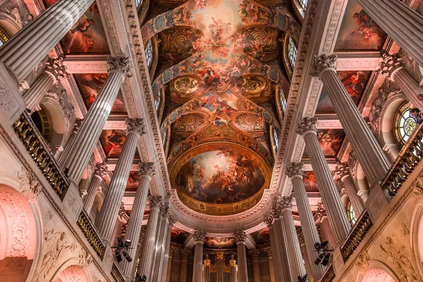 Versailles France April Interieur Architektonische Details Und Decken Der Königlichen — Stockfoto