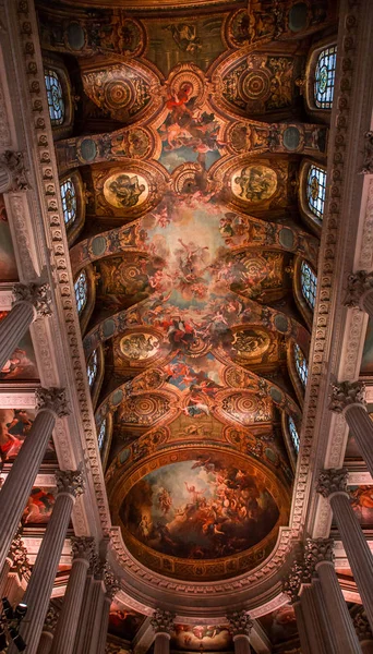 Versailles France April Interieur Architektonische Details Und Decken Der Königlichen — Stockfoto