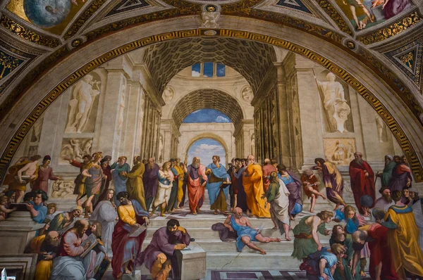 Interioare de camere Rafael, Muzeul Vaticanului, Vatican — Fotografie, imagine de stoc