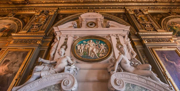 市庁舎は、パリ、フランスのレセプション ルーム — ストック写真