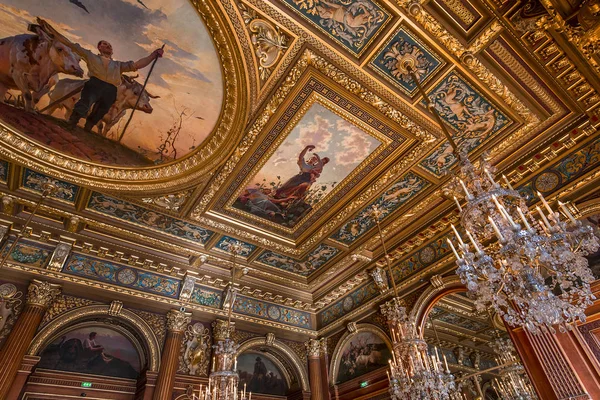 Reception rooms of the city hall, Paris, France — Stock Photo, Image