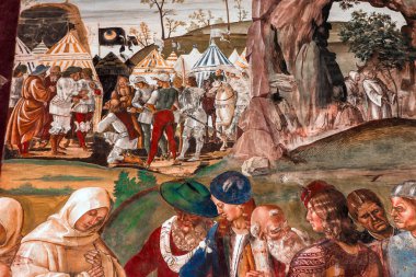 Abbey Monte Oliveto Maggiore, Toskana, İtalya