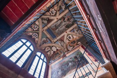 Abbey Monte Oliveto Maggiore, Toskana, İtalya