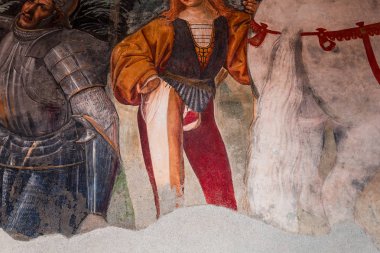 Abbey Monte Oliveto Maggiore, Toskana, İtalya