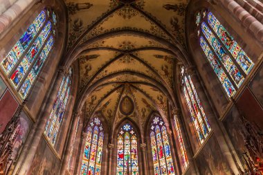 Obernai Katedrali, Alsace, Fransa
