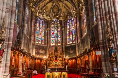 Obernai Katedrali, Alsace, Fransa