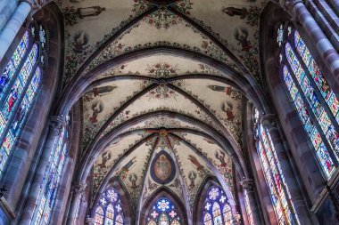 Obernai Katedrali, Alsace, Fransa