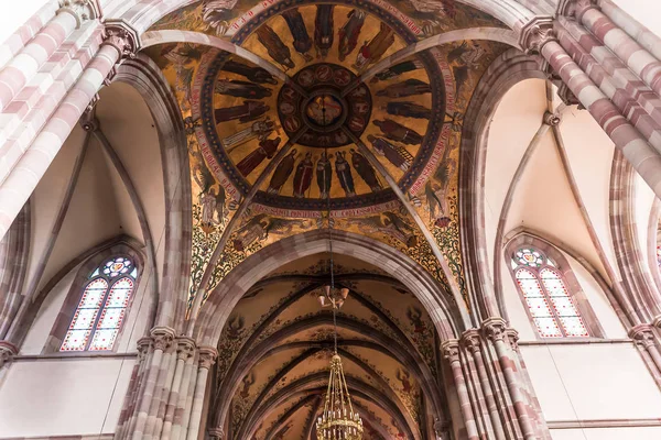 Obernai cathedral, Alsace, France — Stock Photo, Image