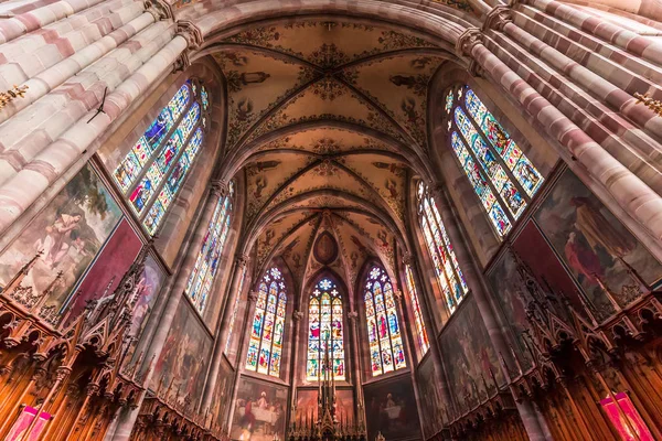 Cattedrale di Obernai, Alsazia, Francia — Foto Stock