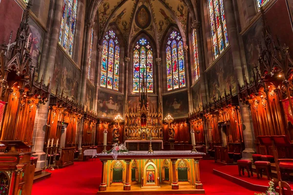 Catedral de Obernai, Alsácia, França — Fotografia de Stock