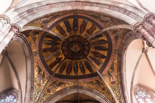 Obernai cathedral, Alsace, France — Stock Photo, Image