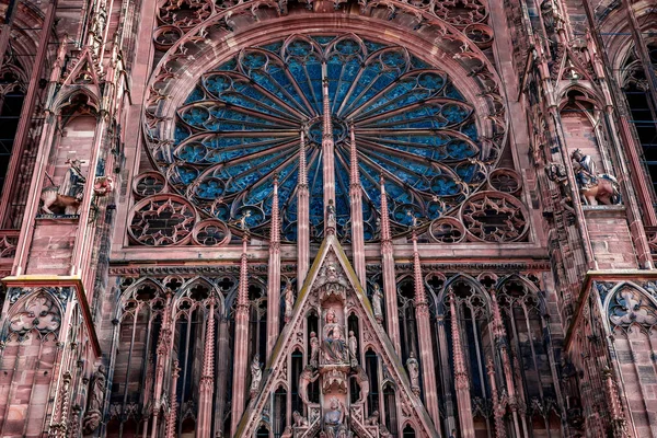 Catedral de Notre dame de Strasbourg, França — Fotografia de Stock