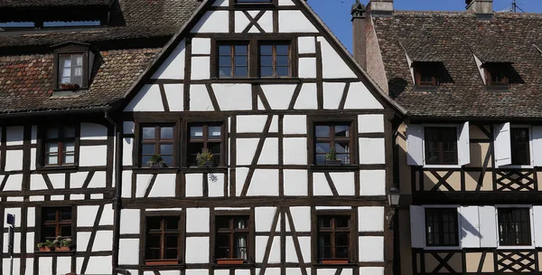 Petite france houses, Strasbourg, Franciaország — Stock Fotó