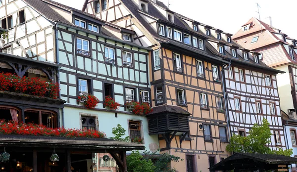 Petite france houses, Strasbourg, Franciaország — Stock Fotó