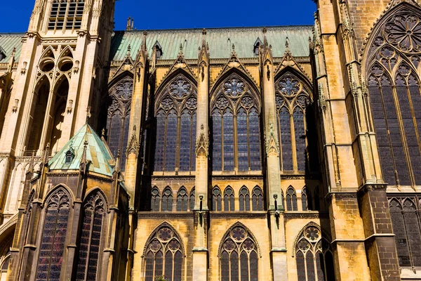 Exteriores de la catedral, Metz, Francia —  Fotos de Stock