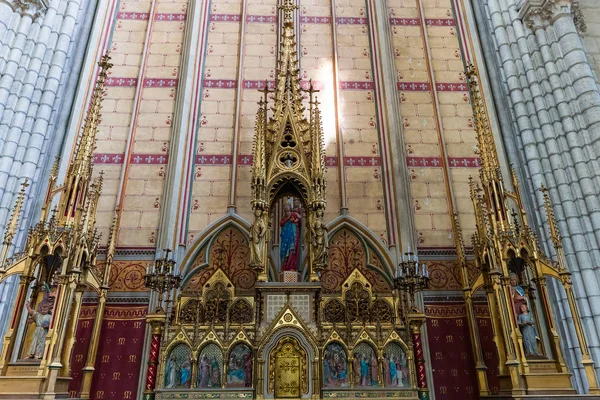 Katedrális Saint Gervais Saint Protais Soissons, Franciaország — Stock Fotó