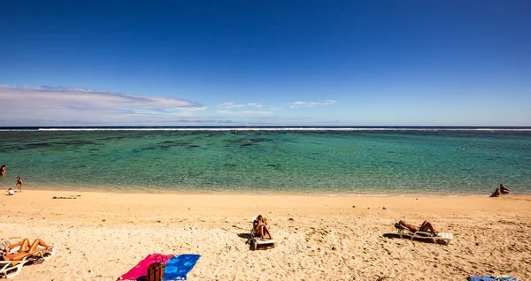 Playa de Saint Gilles, Isla de la Reunión, Francia — Foto de Stock