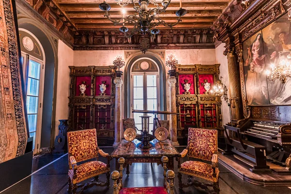 Wnętrza Villa Vizcaya, Miami, Floryda, usa — Zdjęcie stockowe