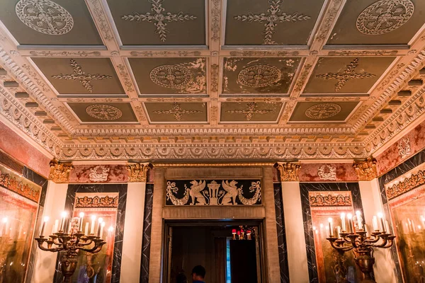 Interiors of Villa Vizcaya, Miami, Florida, сша — стоковое фото