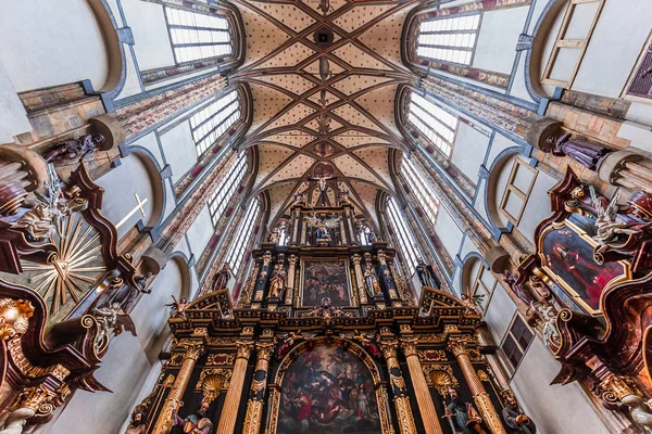 Karlar Leydisi Kilisesi, Prag, Çek Cumhuriyeti — Stok fotoğraf