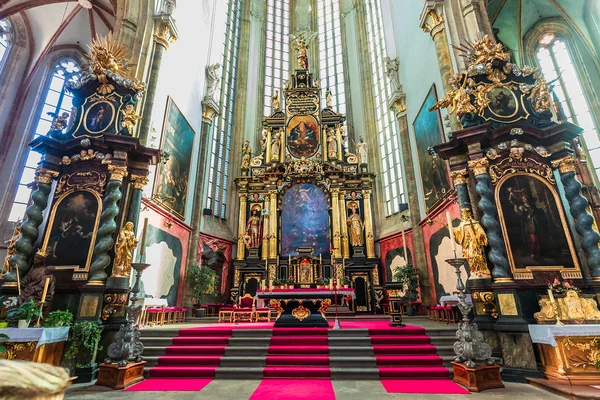 Igreja de Nossa Senhora antes de Tyn, Praga, República Checa — Fotografia de Stock