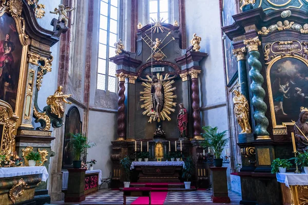 Igreja de Nossa Senhora antes de Tyn, Praga, República Checa — Fotografia de Stock