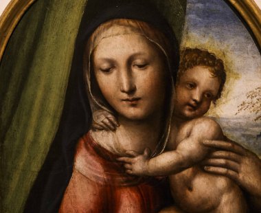 iç mekanlar ve Ayrıntılar Siena katedralinin, Siena, İtalya