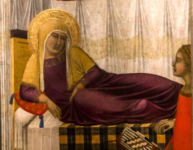 iç mekanlar ve Ayrıntılar Siena katedralinin, Siena, İtalya