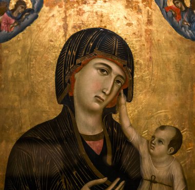 iç mekanlar ve Ayrıntılar Siena katedralinin, Siena, İtalya