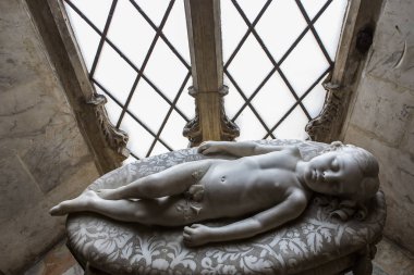 iç mekanlar ve Ayrıntılar Siena katedralinin, Siena, İtalya