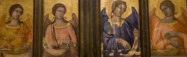 Inredning och Detaljer för Sienas katedral, Siena, Italien — Stockfoto