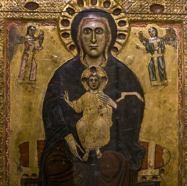 Intérieurs et détails de la cathédrale de Sienne, Sienne, Italie — Photo