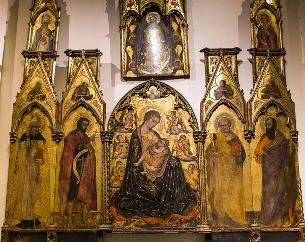 インテリアと、シエナ、イタリアのシエナ大聖堂の詳細 — ストック写真