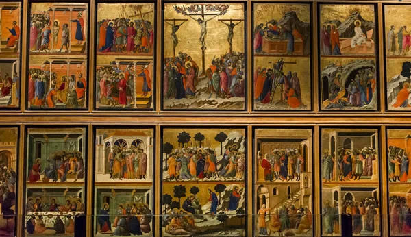 Interiores y detalles de la catedral de Siena, Siena, Italia —  Fotos de Stock