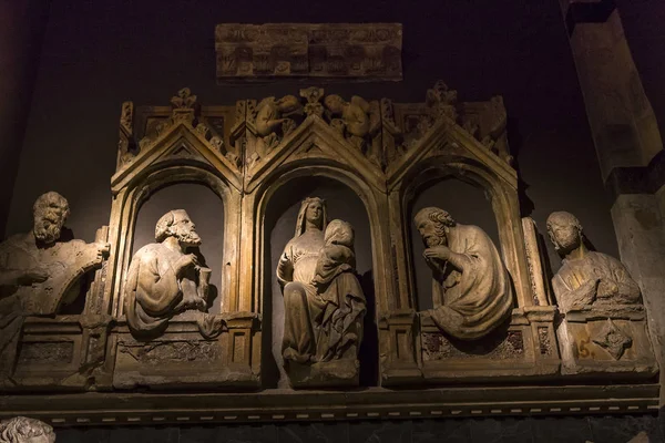 Interiores y detalles de la catedral de Siena, Siena, Italia — Foto de Stock