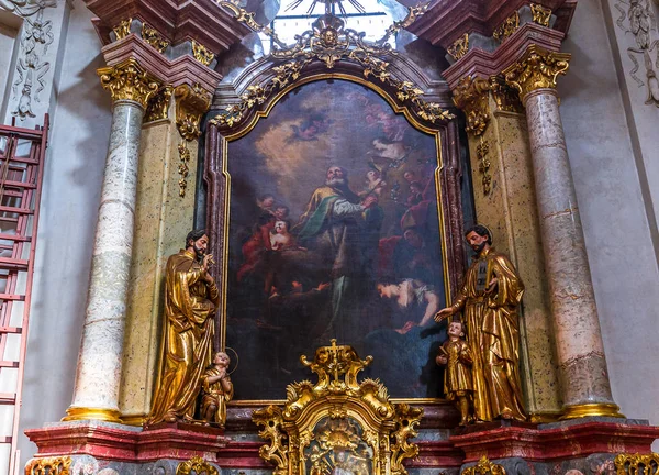 Άγιος Ιγνάτιος εκκλησία, Πράγα, Τσεχία — Φωτογραφία Αρχείου