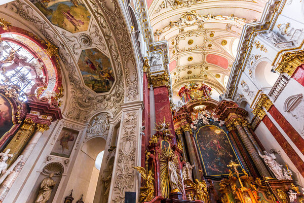 Saint ignatius church, Prague, czech republic