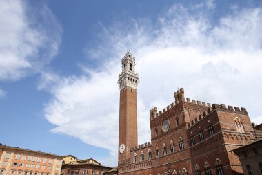 Piazza del Campo, siena, İtalya