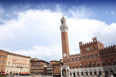 Piazza del Campo, siena, İtalya