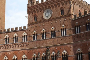 Piazza del Campo, siena, İtalya