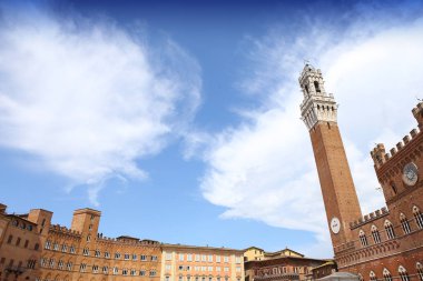 Piazza del Campo, siena, İtalya
