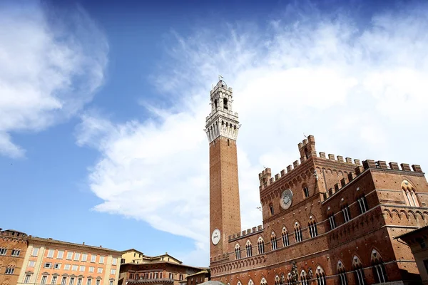 Piazza del Campo, siena, İtalya